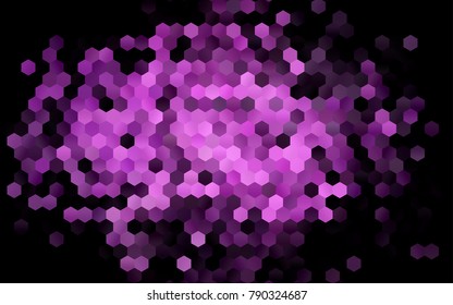 Dark Purple vector modern geometrical abstract background. Texture, brand-new background. Geometric background in Origami style with gradient. 