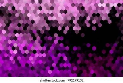 Dark Purple vector modern geometrical abstract background. Texture, brand-new background. Geometric background in Origami style with gradient. 