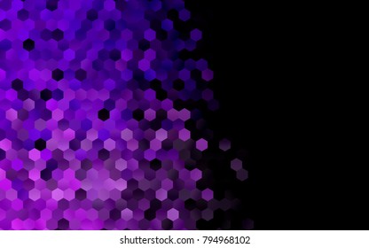 Dark Purple vector modern geometrical abstract background. Texture, brand-new background. Geometric background in Origami style with gradient. 