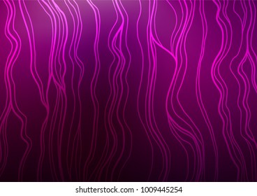 Dark Purple vector natural abstract texture. Decorative shining illustration with doodles on abstract template. The completely new template can be used for your brand book.