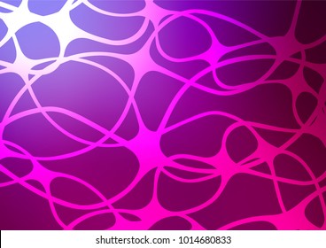 Dark Purple vector natural abstract template. Geometric doodle illustration in Origami style with gradient. A new texture for your design.