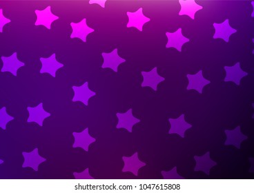 Dark Purple vector natural abstract template. Creative illustration in blurred style with doodles and Zen tangles. Hand painted design for web, leaflet, textile.