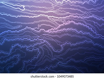 Dark Purple vector natural abstract texture. Blurred decorative design in Indian style with Zen tangles. A completely new template for your business design.