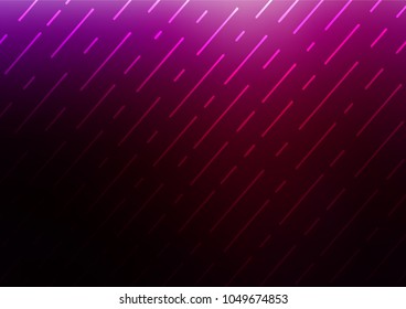 Dark Purple vector natural abstract template. Colorful abstract illustration with lines in Asian style. A completely new template for your business design.