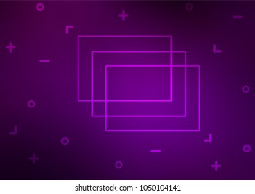 Dark Purple vector natural abstract pattern. Sketchy hand drawn doodles on blurred background. Brand-new design for your business.