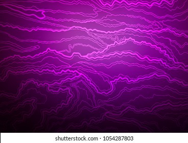 Dark Purple vector natural abstract pattern. Decorative shining illustration with doodles on abstract template. The textured pattern can be used for website.