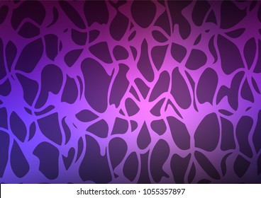 Dark Purple vector natural abstract pattern. Creative illustration in blurred style with doodles and Zen tangles. A completely new design for your business.