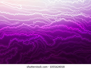Dark Purple vector natural abstract texture. Doodles on blurred abstract background with gradient. The doodle design can be used for your web site.