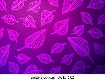 Dark Purple vector natural abstract template. Geometric doodle illustration in Origami style with gradient. Brand-new design for your business.