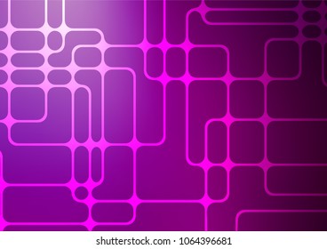 Dark Purple vector natural abstract background. Decorative shining illustration with doodles on abstract template. The doodle design can be used for your web site.
