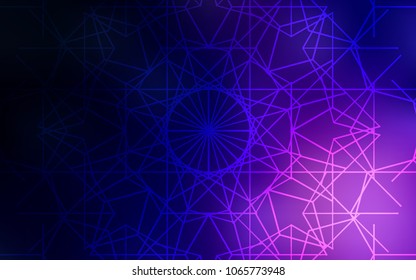 Dark Purple vector natural abstract template. Childish elegant natural pattern with gradient. The best blurred design for your business.