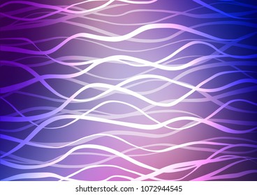 Dark Purple vector natural abstract background. Ethnic elegant natural pattern with gradient. A completely new template for your business design.