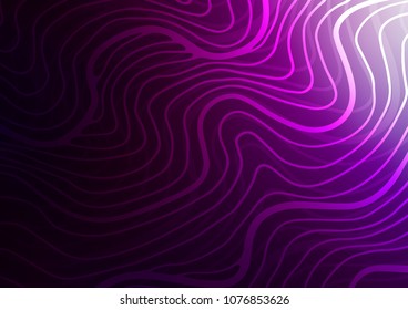 Dark Purple vector natural abstract pattern. Glitter abstract illustration with doodles and Zen tangles. Brand-new style for your business design.