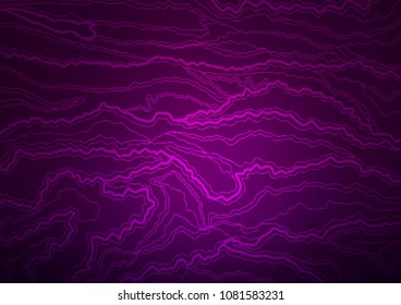 Dark Purple vector natural abstract background. Shining colored illustration with doodles in Zen tangle style. A completely new design for your business.