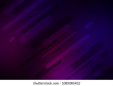 Dark Purple vector natural abstract template. Decorative shining illustration with doodles on abstract template. The completely new template can be used for your brand book.
