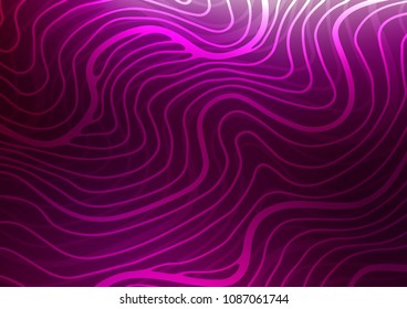 Dark Purple vector natural abstract pattern. Brand-new colored illustration in blurry style with doodles. The template can be used as a background for cell phones.