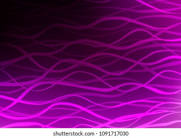 Dark Purple vector natural abstract texture. Modern geometrical abstract illustration with doodles. A completely new template for your business design.
