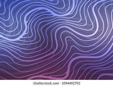 Dark Purple vector natural abstract background. Brand-new colored illustration in blurry style with doodles. A completely new template for your business design.