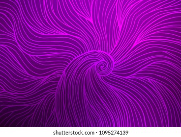 Dark Purple vector natural abstract texture. Modern geometrical abstract illustration with doodles. The elegant pattern can be used as a part of a brand book.
