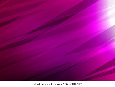 Dark Purple vector natural abstract template. Decorative shining illustration with doodles on abstract template. The pattern can be used for wallpapers and coloring books.