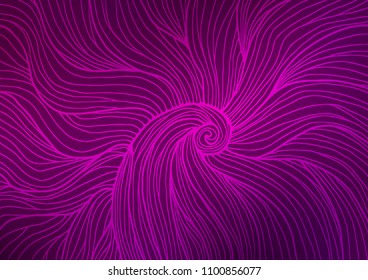 Dark Purple vector natural abstract pattern. Sketchy hand drawn doodles on blurred background. The pattern can be used for heads of websites and designs.