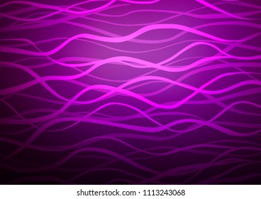 Dark Purple vector natural abstract background. Modern geometrical abstract illustration with doodles. Brand-new style for your business design.