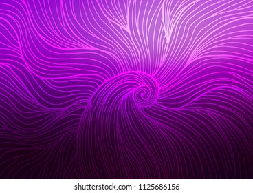 Dark Purple vector natural abstract template. Sketchy hand drawn doodles on blurred background. Brand-new style for your business design.