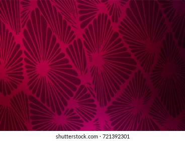 Dark Purple vector natural abstract background. Doodles on blurred abstract background with gradient. The completely new template can be used for your brand book.
