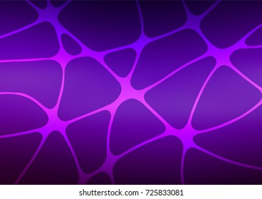 Dark Purple vector natural abstract pattern. A vague abstract illustration with doodles in Indian style. The pattern can be used for wallpapers and coloring books.