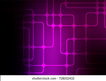 Dark Purple vector natural abstract pattern. Modern geometrical abstract illustration with doodles. The template can be used as a background for cell phones.