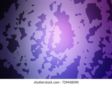 Dark Purple vector natural abstract template. Modern geometrical abstract illustration with doodles drawn by child. The pattern can be used for wallpapers and coloring books.