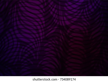 Dark Purple vector natural abstract pattern. Geometric doodle illustration in Origami style with gradient. A completely new template for your business design.