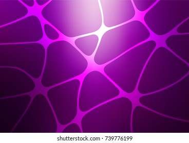 Dark Purple vector natural abstract background. Geometric doodle illustration in Origami style with gradient. The best blurred design for your business.