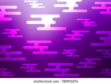 Dark Purple vector natural abstract texture. Blurred decorative design in Indian style with Zen tangles. Hand painted design for web, leaflet, textile.