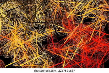 Dark Purple vector natural background with flowers, leaves. Creative illustration in blurred style with leaves, flowers. Textured pattern for websites, banners.