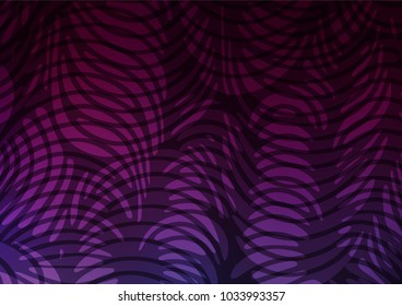 Dark Purple vector natural elegant background. Doodles on blurred abstract background with gradient. The template can be used as a background for cell phones.