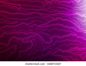 Dark Purple vector natural elegant pattern. Colorful illustration in abstract style with doodles and Zen tangles. The elegant pattern can be used as a part of a brand book.
