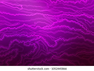 Dark Purple vector natural elegant pattern. Shining colored illustration with doodles in Zen tangle style. A completely new design for your business.