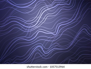Dark Purple vector natural elegant template. Colorful illustration in abstract style with doodles and Zen tangles. A completely new template for your business design.