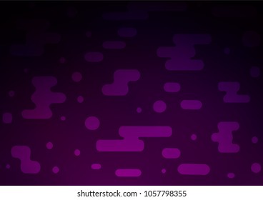 Dark Purple vector natural elegant background. Decorative shining illustration with doodles on abstract template. The pattern can be used for heads of websites and designs.