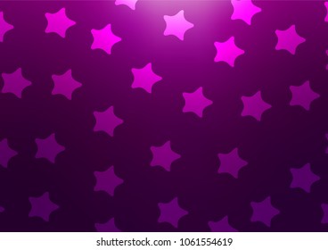 Dark Purple vector natural elegant pattern. Blurred decorative design in Indian style with Zen tangles. The pattern can be used for coloring books and pages for kids.
