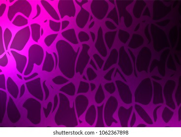 Dark Purple vector natural elegant pattern. A vague abstract illustration with doodles in Indian style. Brand-new style for your business design.