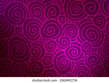 Dark Purple vector natural elegant texture. Ethnic elegant natural pattern with gradient. The elegant pattern can be used as a part of a brand book.