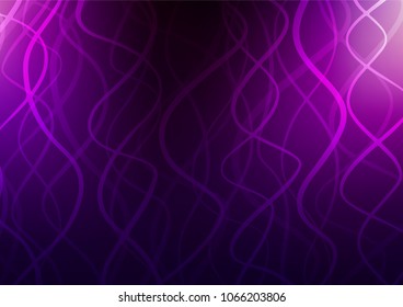 Dark Purple vector natural elegant template. Decorative shining illustration with doodles on abstract template. The pattern can be used for heads of websites and designs.