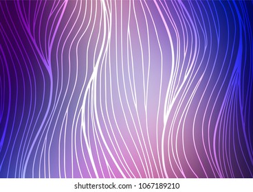 Dark Purple vector natural elegant pattern. A vague abstract illustration with doodles in Indian style. A completely new template for your business design.