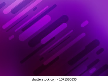 Dark Purple vector natural elegant pattern. Colorful abstract illustration with lines in Asian style. A completely new template for your business design.