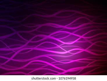 Dark Purple vector natural elegant pattern. Blurred decorative design in Indian style with Zen tangles. Hand painted design for web, wrapping, wallpaper.
