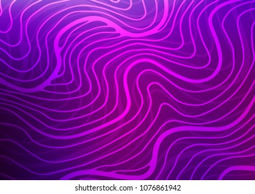 Dark Purple vector natural elegant pattern. Modern geometrical abstract illustration with doodles. Hand painted design for web, leaflet, textile.