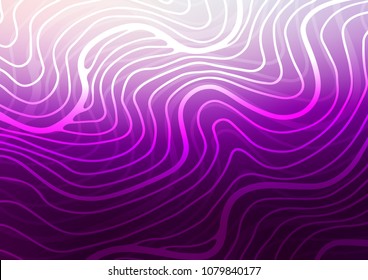 Dark Purple vector natural elegant template. Doodles on blurred abstract background with gradient. The elegant pattern can be used as a part of a brand book.
