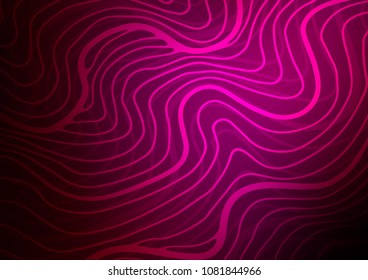 Dark Purple vector natural elegant background. Glitter abstract illustration with doodles and Zen tangles. The elegant pattern can be used as a part of a brand book.
